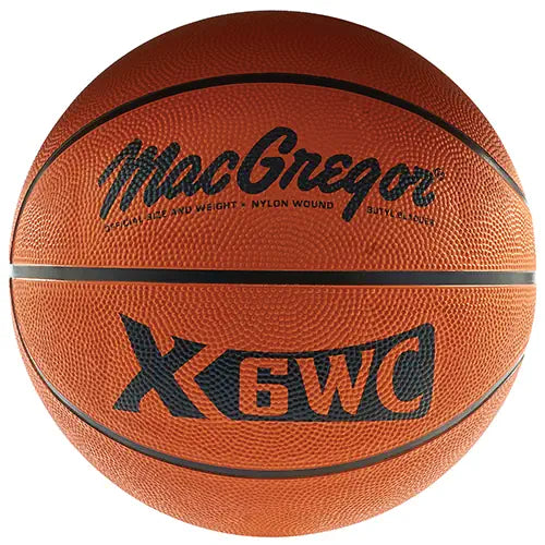 MacGregor Indoor/Outdoor Rubber Basketball (Official, Intermediate, Junior)